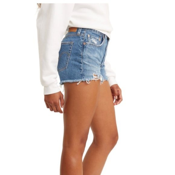 Levi's 501Original Cutoff Shorts (Athens Mid Short) - Picture 3 of 5